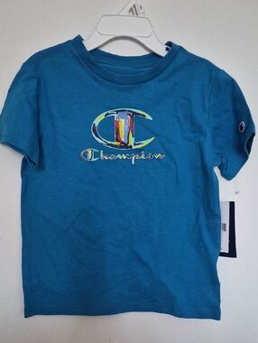 Champion Toddler Boy's Blue T-shirt Size 4